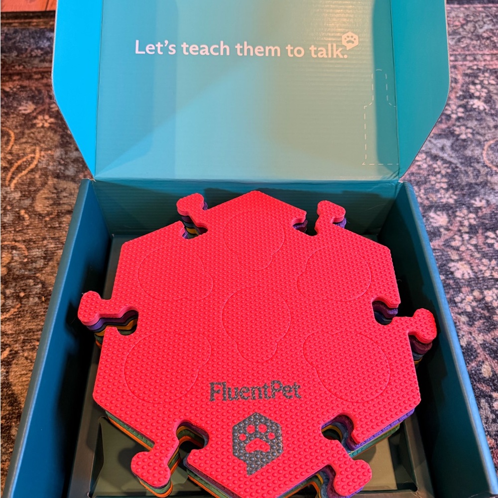 Fluentpet hextiles for talking pet buttons